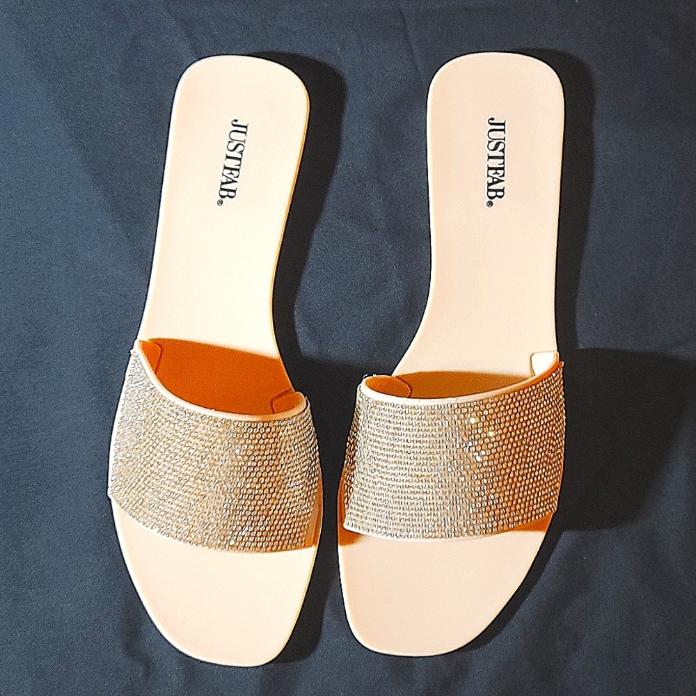 JustFab Atlas Slide Sandal
